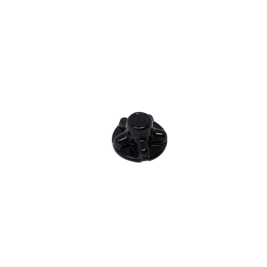 QT545B Hub Cover, 5 on 4.5 for 13/16 Hex Lug Nut, Black Plastic