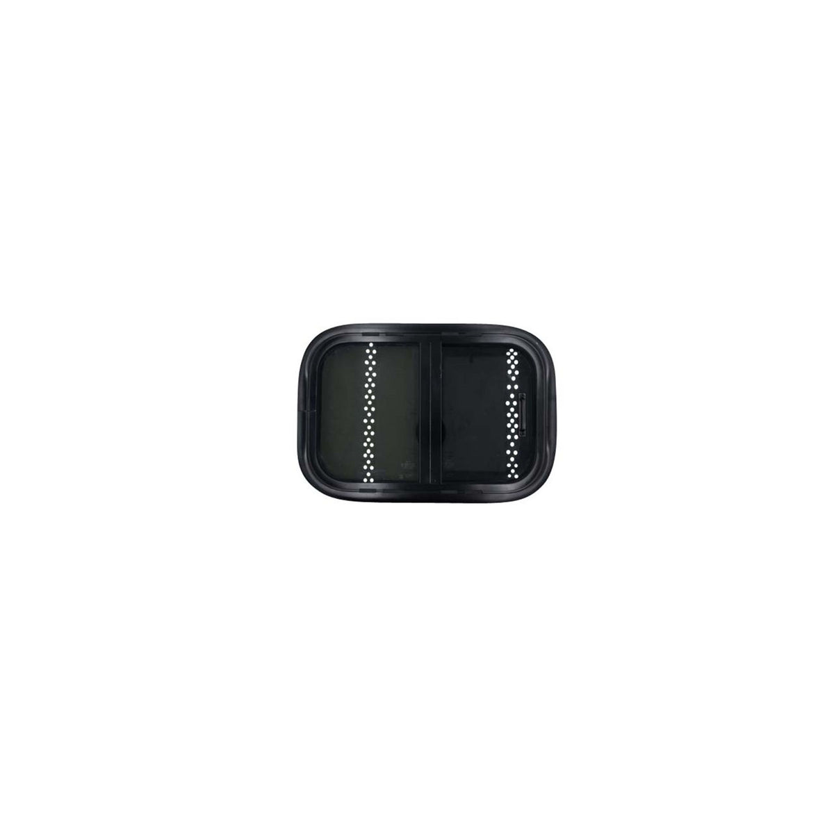 Truck Accessories Group SG1218N 90° Radius Window, 12" X 18", Tempered Safety