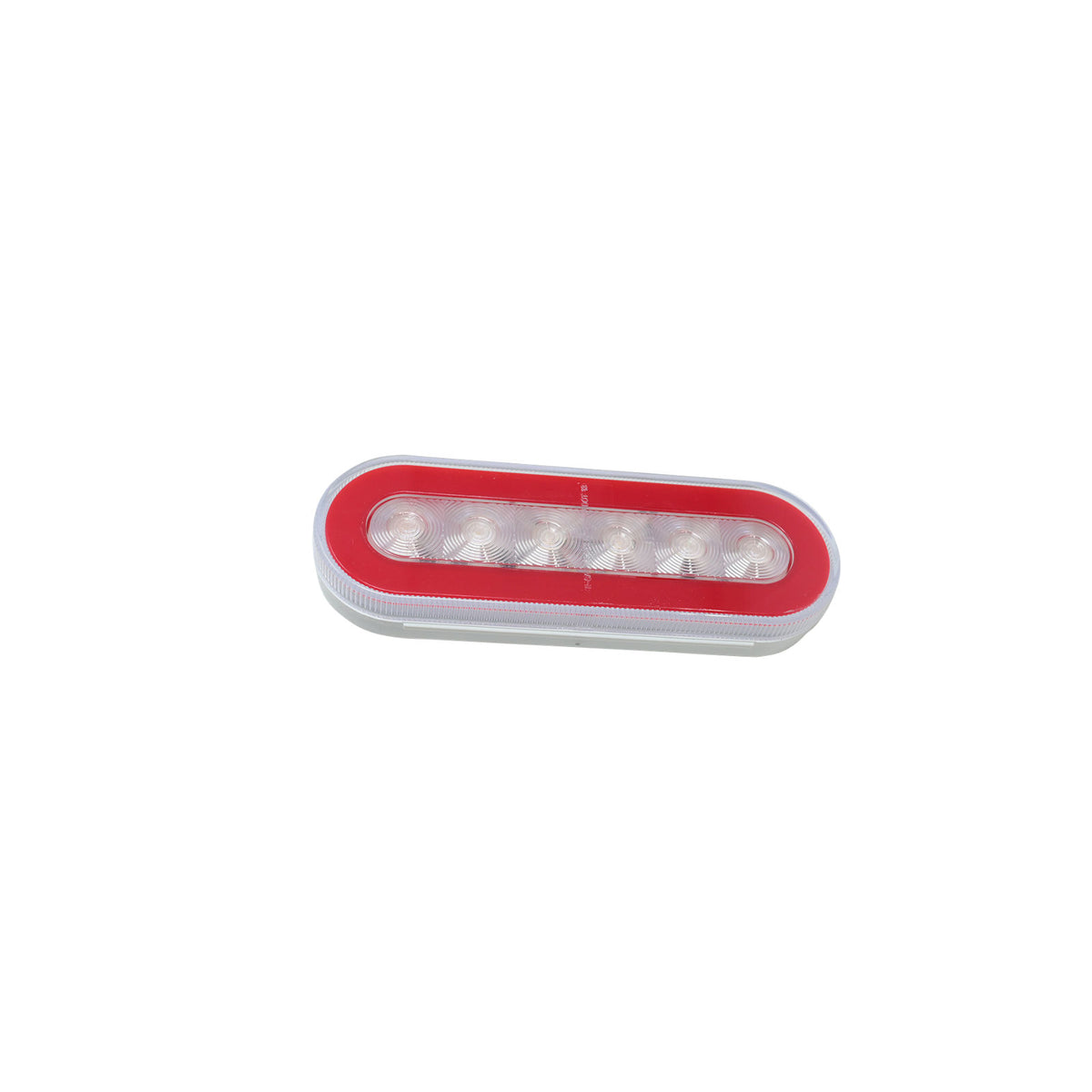 STL-111RCB Optronics GloLight, LED Stop, Turn & Tail Light, 6" Red Oval, 22