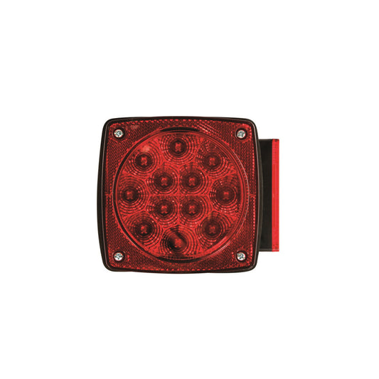 STL-28RB Optronics LED Stop, Turn & Tail Universal Light, 5.25" Red Square, 15