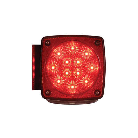STL-29RB Optronics LED Stop, Turn & Tail Universal Light, 5.25" Red Square, 20