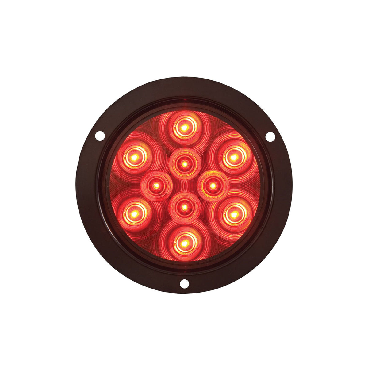 STL-42RB Optronics LED Stop, Turn & Tail Light, 4" Red Round, 10 Diode