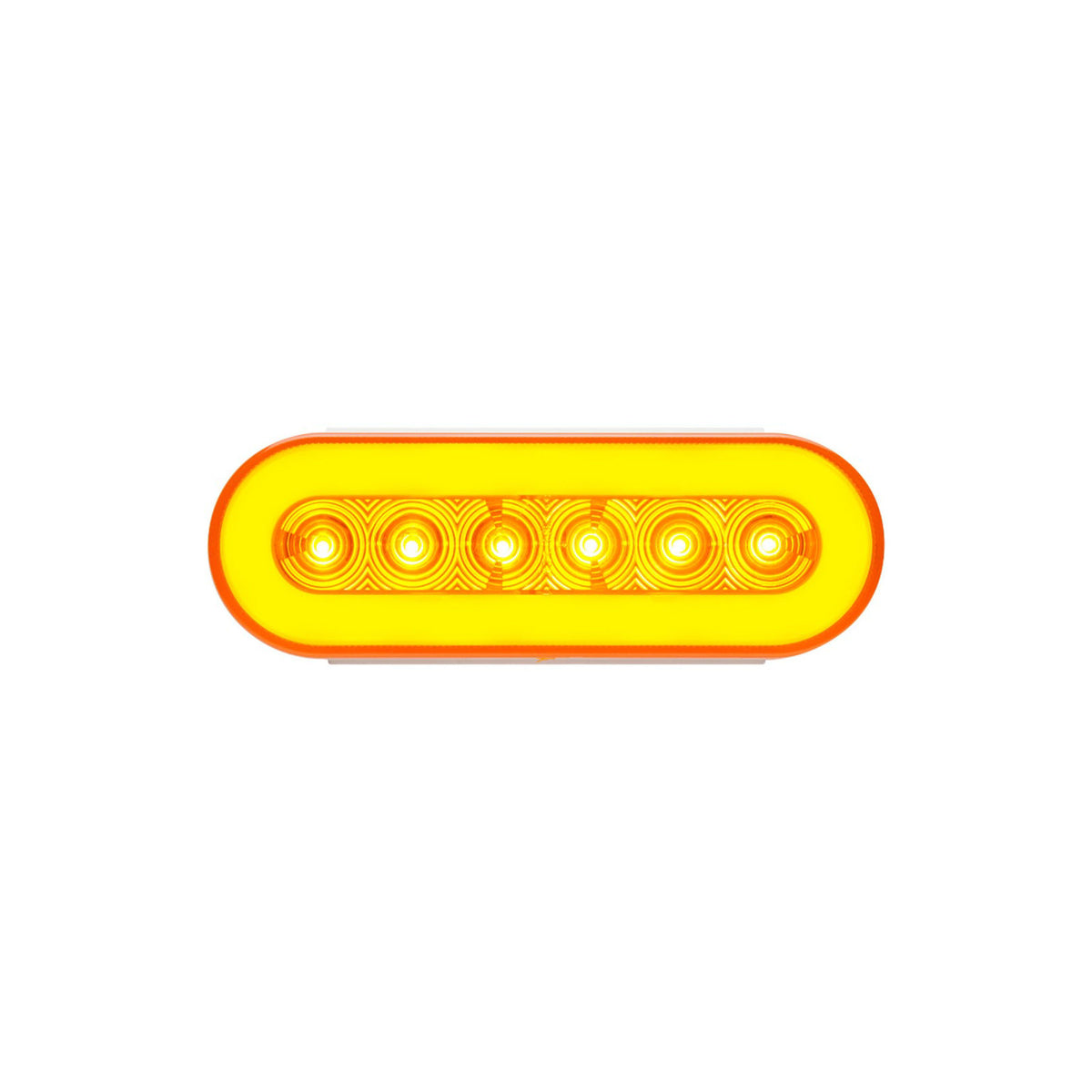 Optronics STL111AB LED 6" Oval Amber Park Turn Light, 22 Diode, GloLight