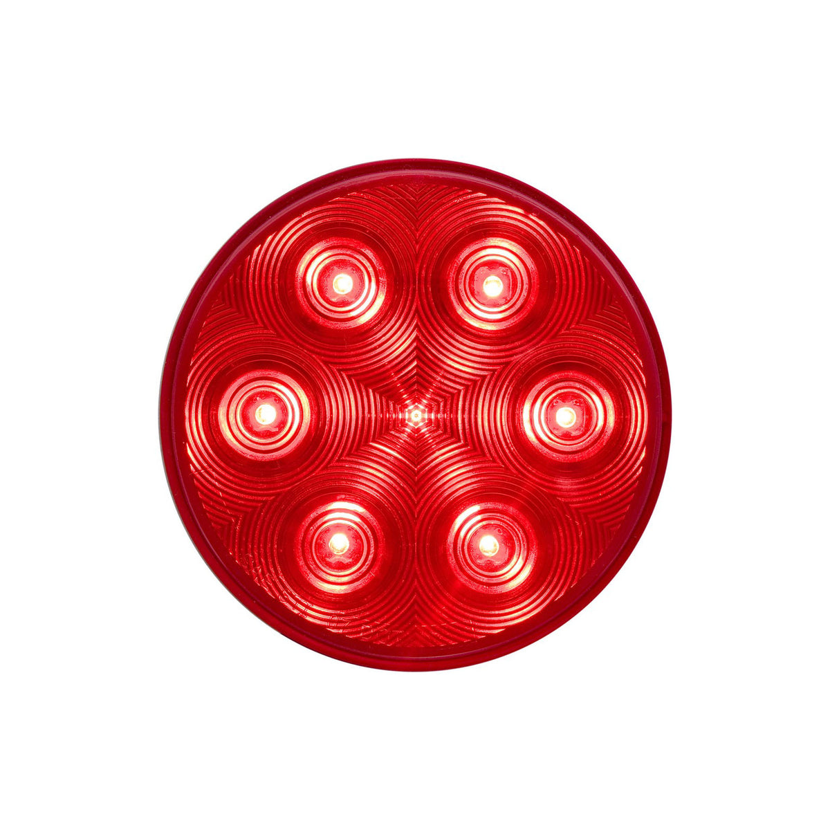 Optronics STL13RH3B LED Fleet Red Stop, Turn & Tail Light, 4" Round, 7 Diodes