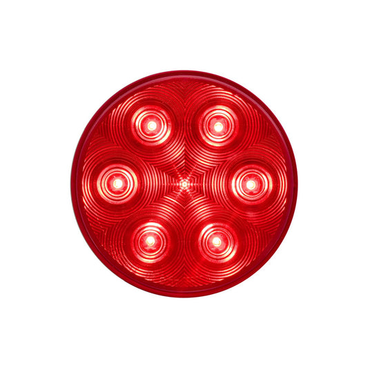 Optronics STL13RH3B LED Fleet Red Stop, Turn & Tail Light, 4" Round, 7 Diodes