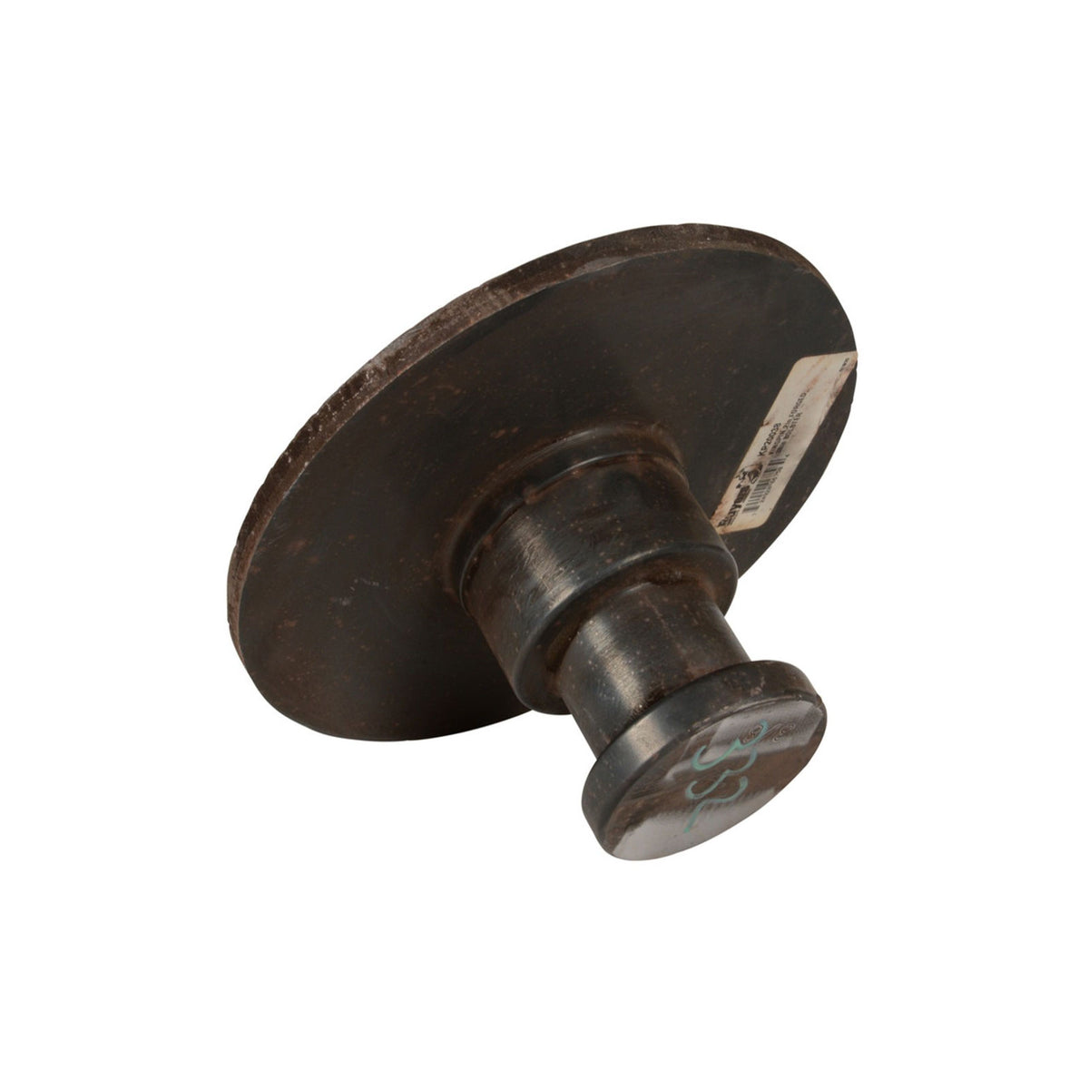 T809 SAE 2" Weld-On King Pin, for 3/8" Bolster Plate. 80,000 Lb Capacity