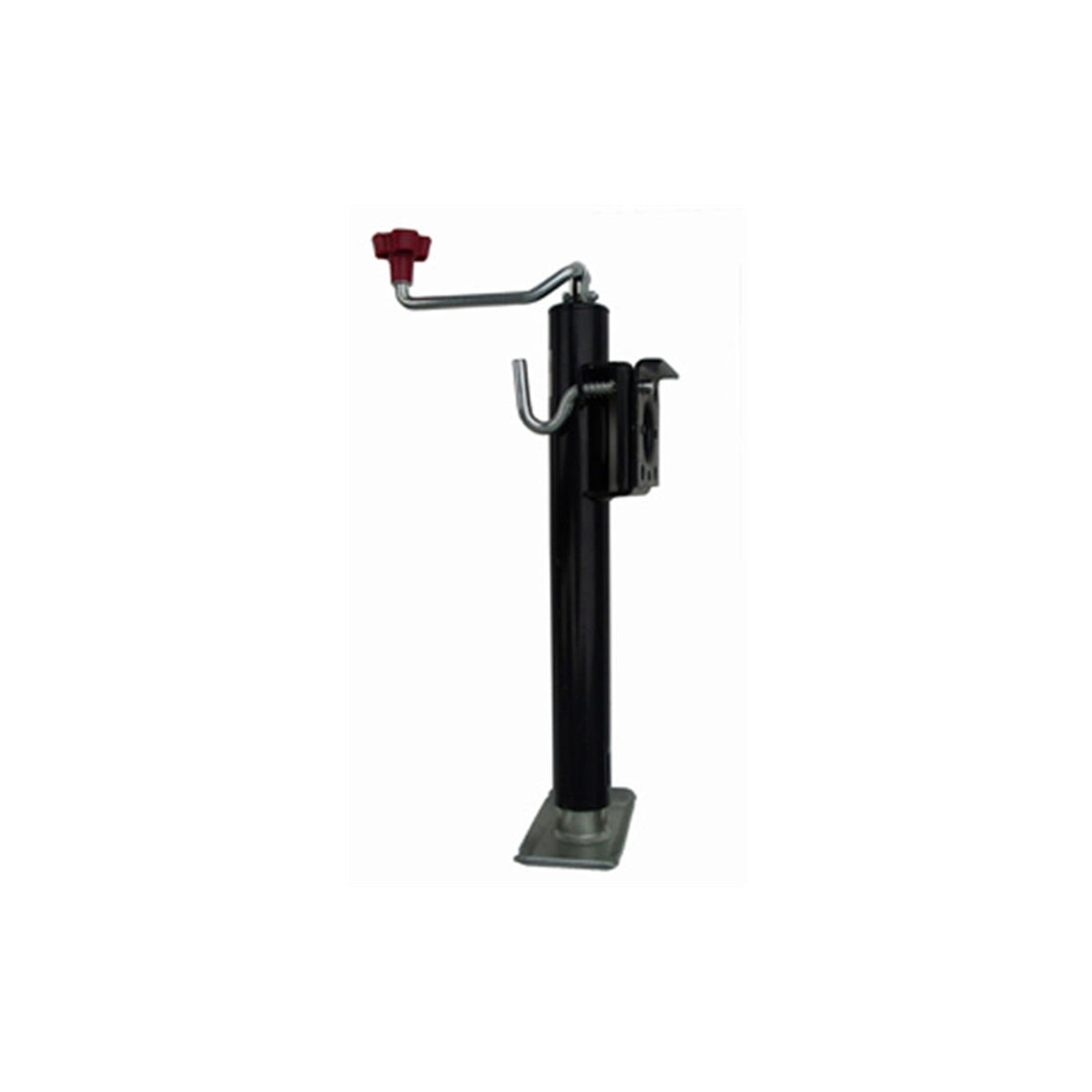 TJB2002B Ram 2000 Lbs Capacity Swivel Mount Jack, Top Wind, 15" Lift, 15"