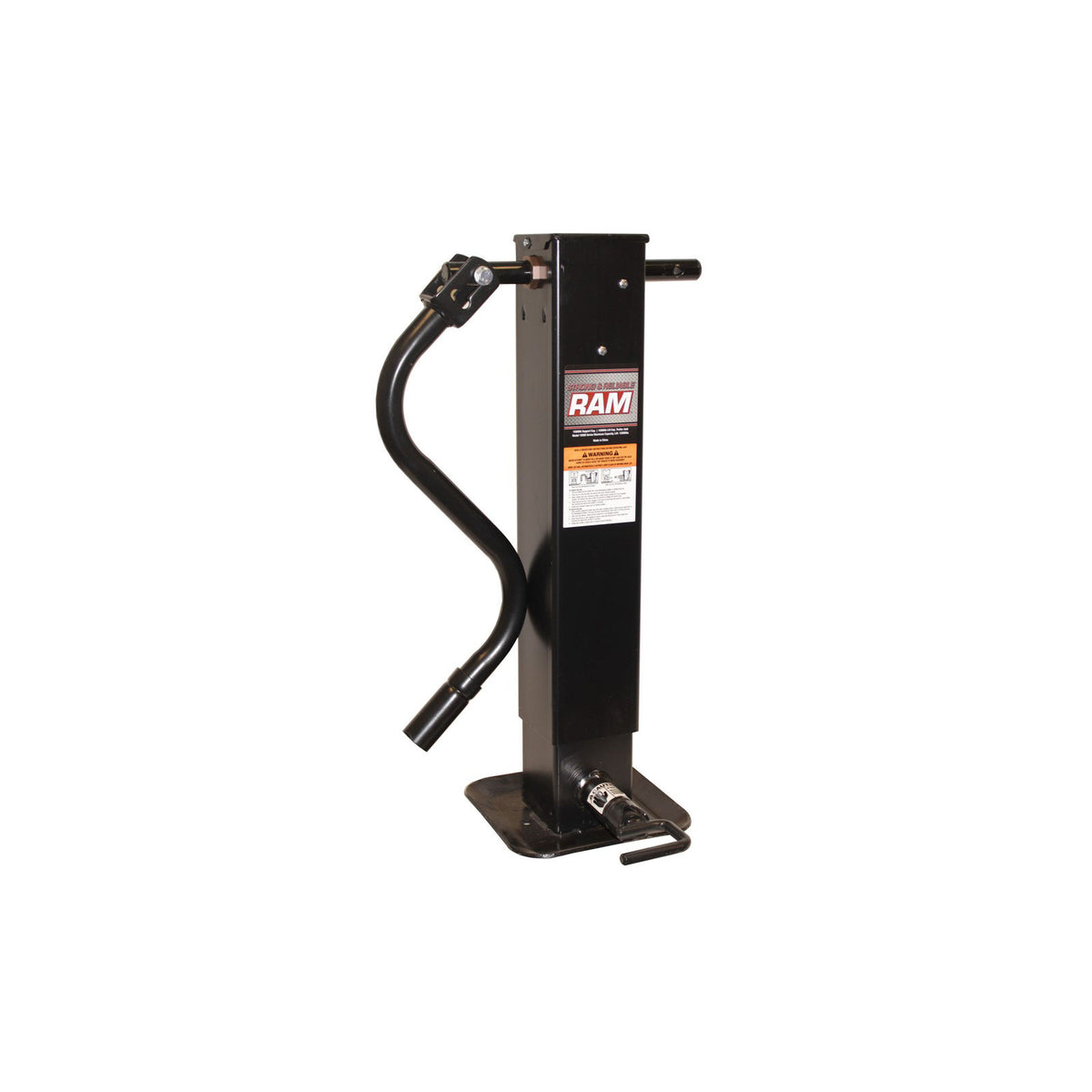 TJD15000SPF Ram 15,000 Lbs Capacity Drop Leg Jack, Side Wind, Front Pin Drop