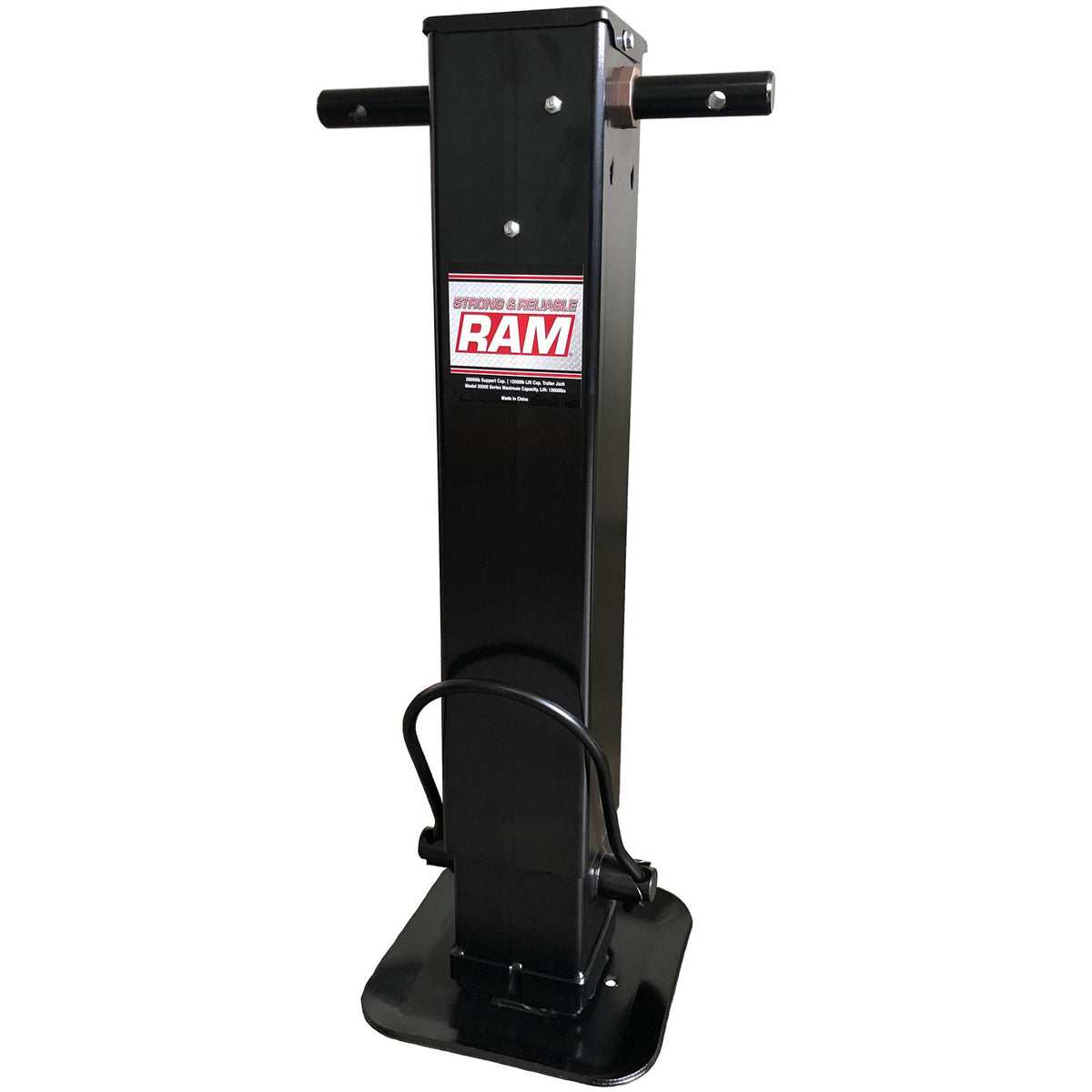 TJDDP-20000SP-F Ram 20,000 Lbs Capacity Drop Leg Jack, Side Wind, 13.5" Lift,