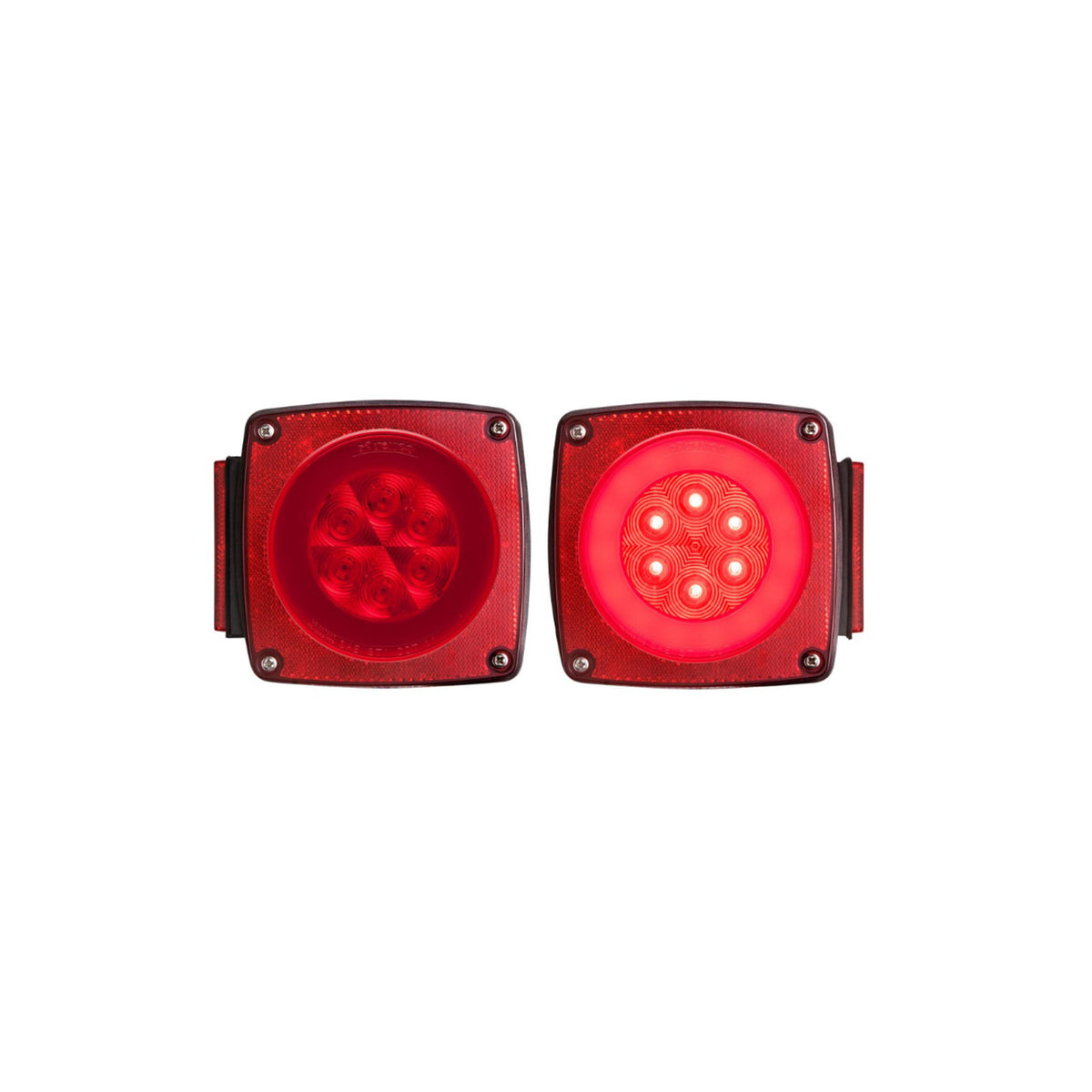 Optronics TLL190RK LED 5" Oval Red Stop, Turn & Tail Light Kit, 25 Diode, Stud