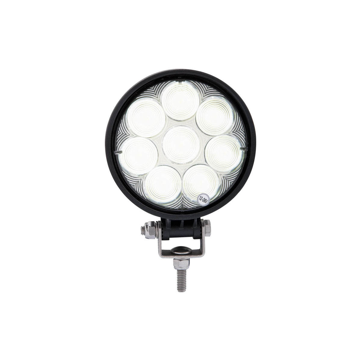 Optronics TLL45FB LED 4.5" Round, White Utility Light, 8 Diode, Post Mounted,