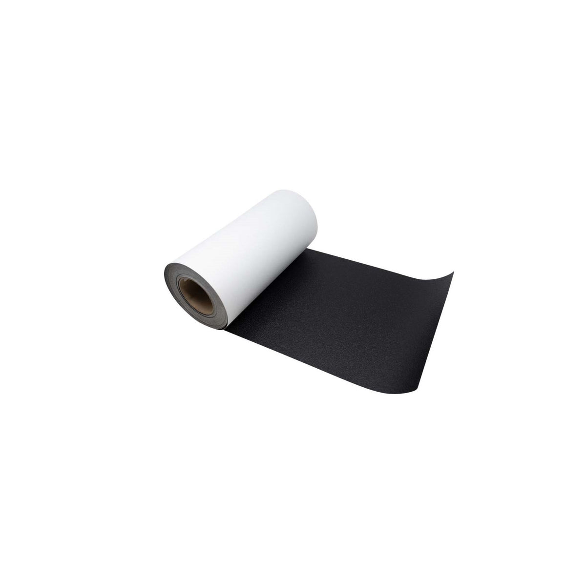 VGG12 Gravel Guard, 12" X 150', Embossed Black Vinyl with an Adhesive Back
