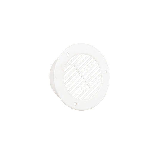 WAVT2 Air Vent Tube, White Interior, Tempered Safety Glass, Fits 3" Hole 2.95"