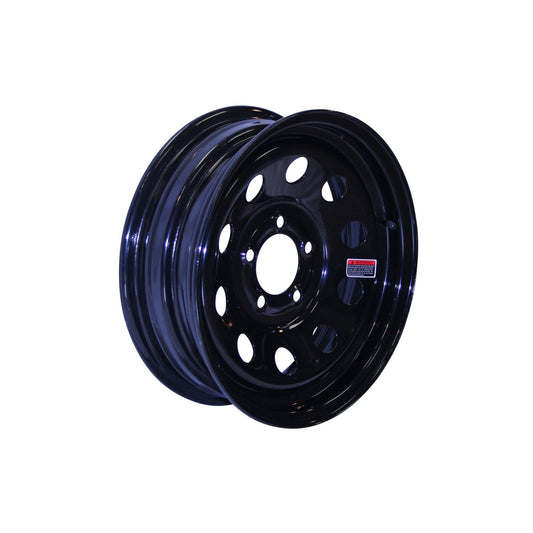 WH155-545BM Wheel Only, 15"x5", 5 on 4.5" Bolt Pattern, Steel Black Modular,
