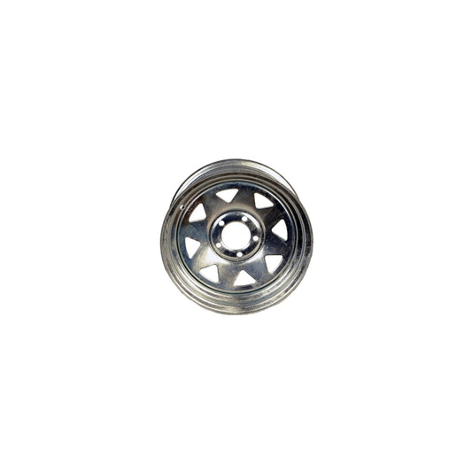 WH156-5GVS Wheel Only, 15"x6", 5 on 4.5" Bolt Pattern, Steel Gray Spoke, 3.19"