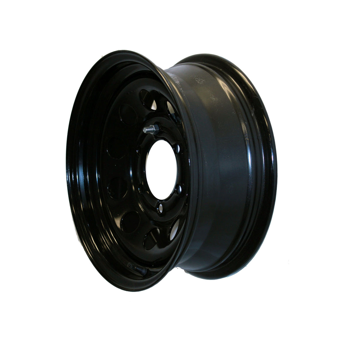WH156-655BM Wheel Only, 15"X6", 6 on 5.5" Bolt Pattern, Black Modular Wheel,