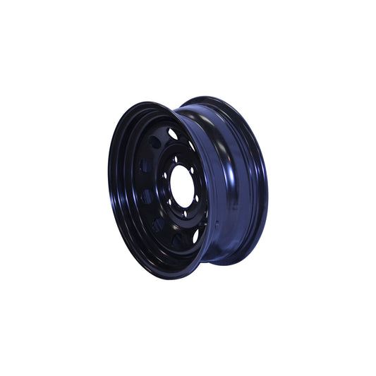 WH166-655BM Wheel Only, 16"x6", 6 on 5.5" Bolt Pattern, Steel Black Modular,