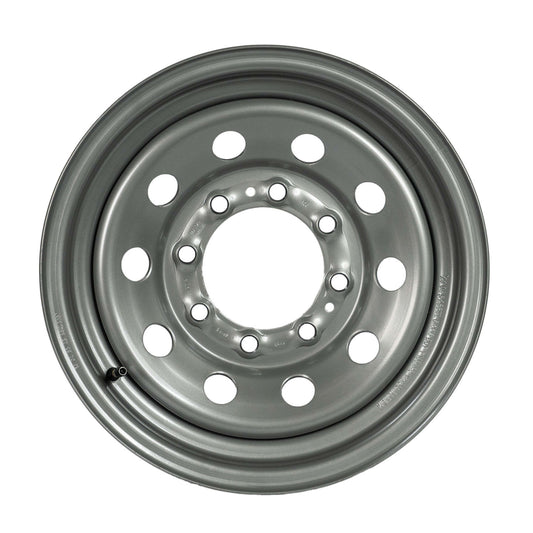 WH166-8HDSM Wheel Only, 16"x6", 8 on 6.5" Bolt Pattern, Steel Silver Modular,