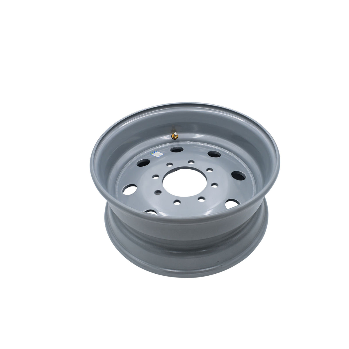 WH175675-8SM50OUT Wheel Only, 17.5"x6.75", 8 on 6.5" Bolt Pattern, Steel Silver