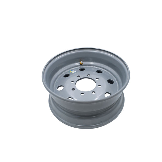 WH175675-8SM50OUT Wheel Only, 17.5"x6.75", 8 on 6.5" Bolt Pattern, Steel Silver