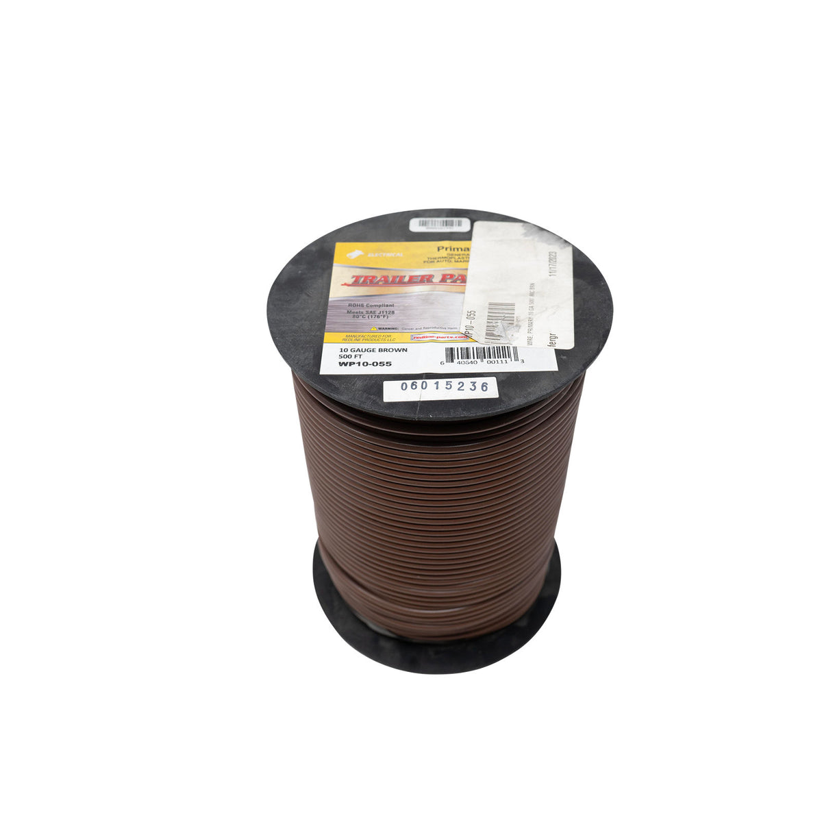 Trailer Parts Pro WP10-055 Primary Wire, 10 Gauge, 1 Conductor, 500' Spool,